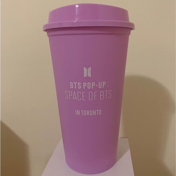 Dining | Space Of Bts Pop Up Purple Reusable Tumbler | Poshmark